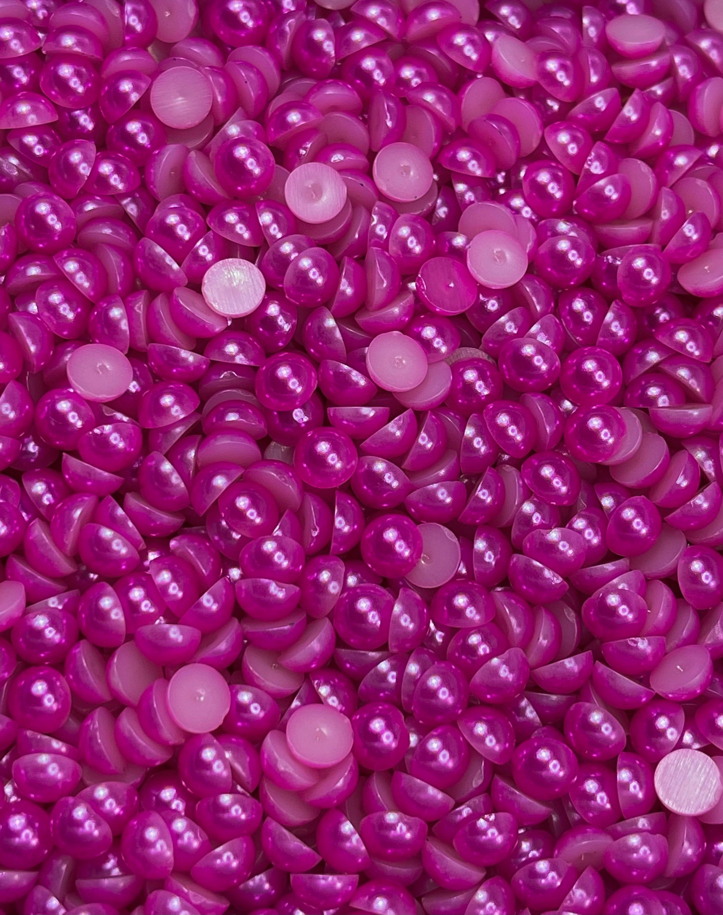 Dark Pink Flat Back Pearl 30grams