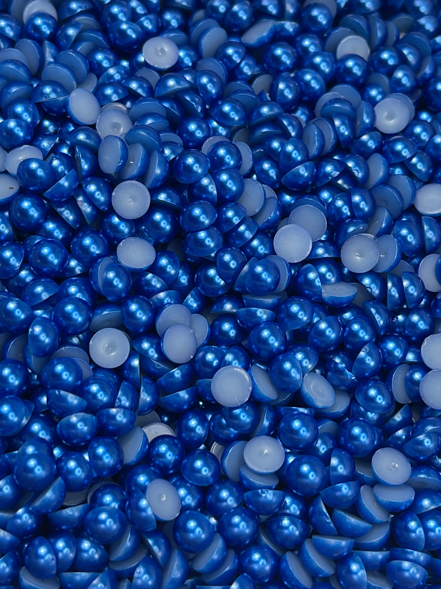 Dark Blue Flat Back Pearl 30grams