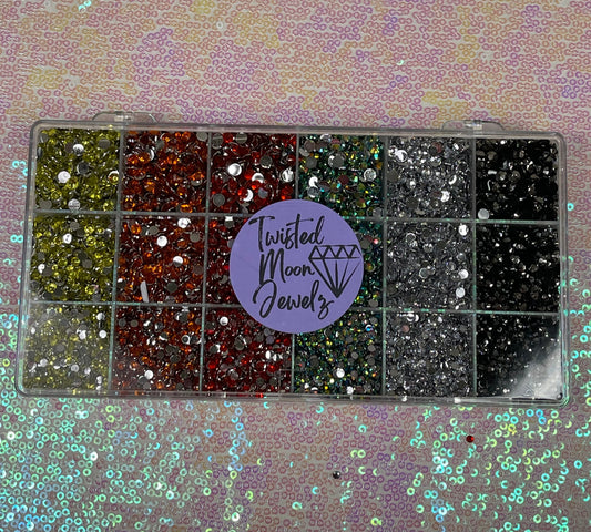 6 Color Your Pick Large Custom Rhinestone Kits...