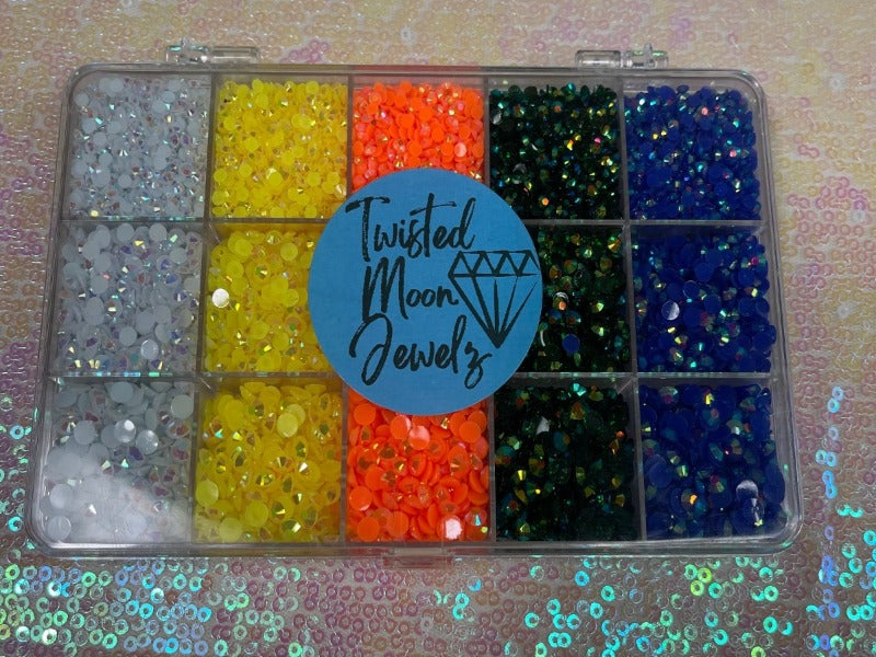 5 Color Your Pick Small Custom Rhinestone Kits...